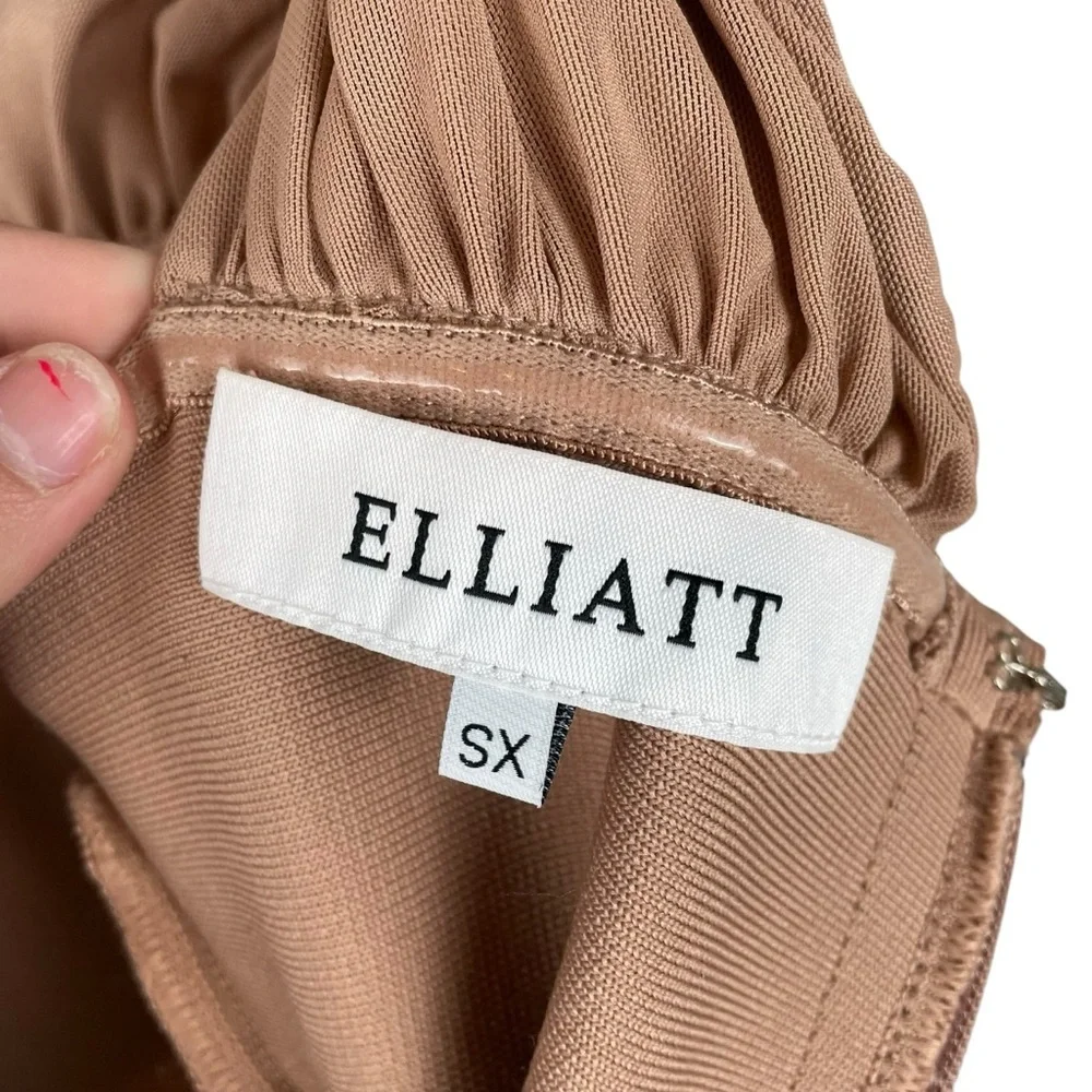 Elliatt Praise Mini Dress Nude – Size XS – Revolve